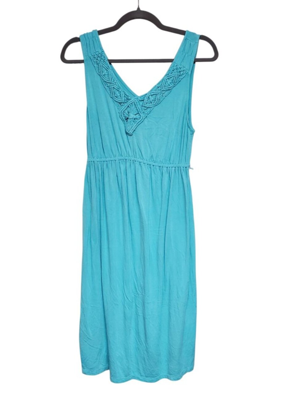 Liz Lange Maternity for Target Turquoise Sleeveless Knit Pullover Dress Size L